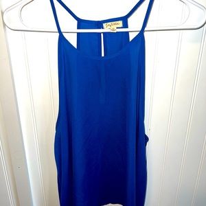 Blue Racerback Tank